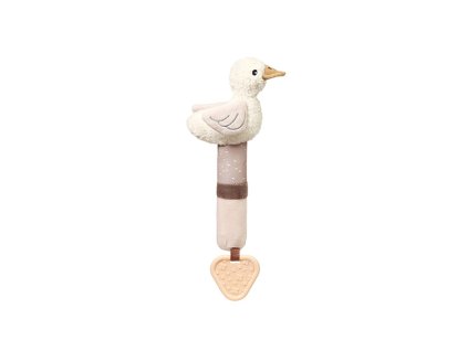 BABYONO Hračka pískacia s hryzačkou Húska Zoe 3m+