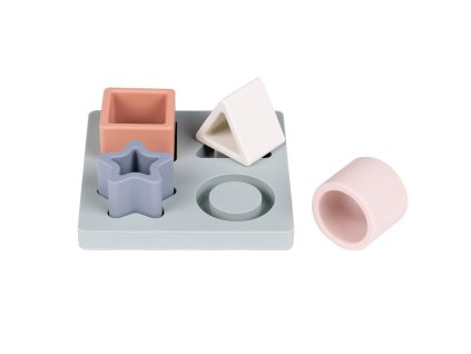 NATTOU Hračka vkladačka silikónová Light 12x12 cm (Varianta NATTOU Hračka vkladačka silikónová Light 12x12 cm)