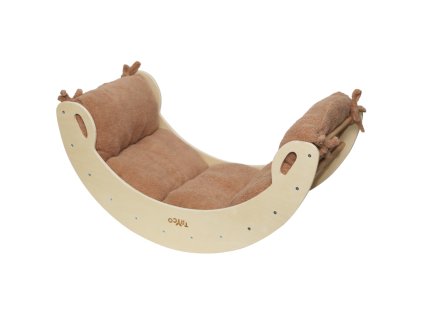 tryco matrace do drevene houpacky boucle nougat