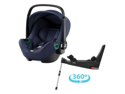 Autosedačka Baby-Safe 3 i-Size Flex Base 5Z Bundle, Indigo Blue (Variáns Indigo Blue)