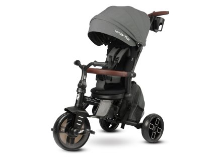 QPLAY Trojkolka Comfo Max Grey, 8 v 1, vek 10-72 mesiacov (Varianta QPLAY Trojkolka Comfo Max Grey, 8 v 1, vek 10-72 mesiacov)