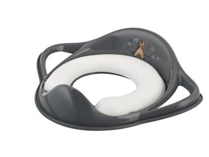 MALTEX Redukcia na WC s úchytmi mäkká Koník Minimal - steel grey (Varianta MALTEX Redukcia na WC s úchytmi mäkká Koník Minimal - steel grey)