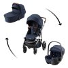 BRITAX RÖMER Set kočík Smile 5Z + hlboká korba + autosedačka Baby-Safe PRO Style (Variáns Night Blue)
