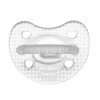 CHICCO Cumlík Physio Luxe celosilikónový 2-6m crystal 2 ks