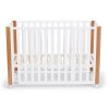 KINDERKRAFT SELECT Postieľka drevená Koya s funkciou ohrádky vrátane matraca White, Premium