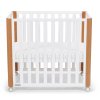 KINDERKRAFT SELECT Postieľka drevená Koya s funkciou ohrádky vrátane matraca White, Premium