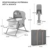 KINDERKRAFT Postieľka detská 3v1 Lovi Beige (Varianta KINDERKRAFT Postieľka detská 3v1 Lovi Beige)
