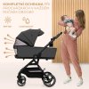 KINDERKRAFT SELECT Kočík kombinovaný Yoxi 2v1 Moonlight Grey (Varianta KINDERKRAFT SELECT Kočík kombinovaný Yoxi 2v1 Moonlight Grey)