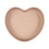 CANPOL BABIES Tanier silikónový s prísavkou - srdce béžový (Varianta CANPOL BABIES Tanier silikónový s prísavkou - srdce béžový)