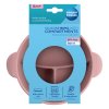 CANPOL BABIES Miska silikónová delená s prísavkou Dots 360ml - ružová (Varianta CANPOL BABIES Miska silikónová delená s prísavkou Dots 360ml - ružová)