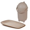 NATTOU Kôš na plienky Dropy a prebaľovacia podložka Softy Beige 50x70 cm (Varianta NATTOU Kôš na plienky Dropy a prebaľovacia podložka Softy Beige 50x70 cm)