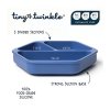 tiny twinkle silikonovy talirek s vikem blue