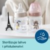 CANPOL BABIES Fľaša so širokým hrdlom Bonjour Paris 240 ml modrá (Varianta CANPOL BABIES Fľaša so širokým hrdlom Bonjour Paris 240 ml modrá)