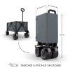 KINDERKRAFT Vozík prepravný skladací Wagon Rollster Grey (Varianta KINDERKRAFT Vozík prepravný skladací Wagon Rollster Grey)