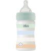 CHICCO Fľaša dojčenská Well-being silikón 150 ml chlapec (Varianta CHICCO Fľaša dojčenská Well-being silikón 150 ml chlapec)