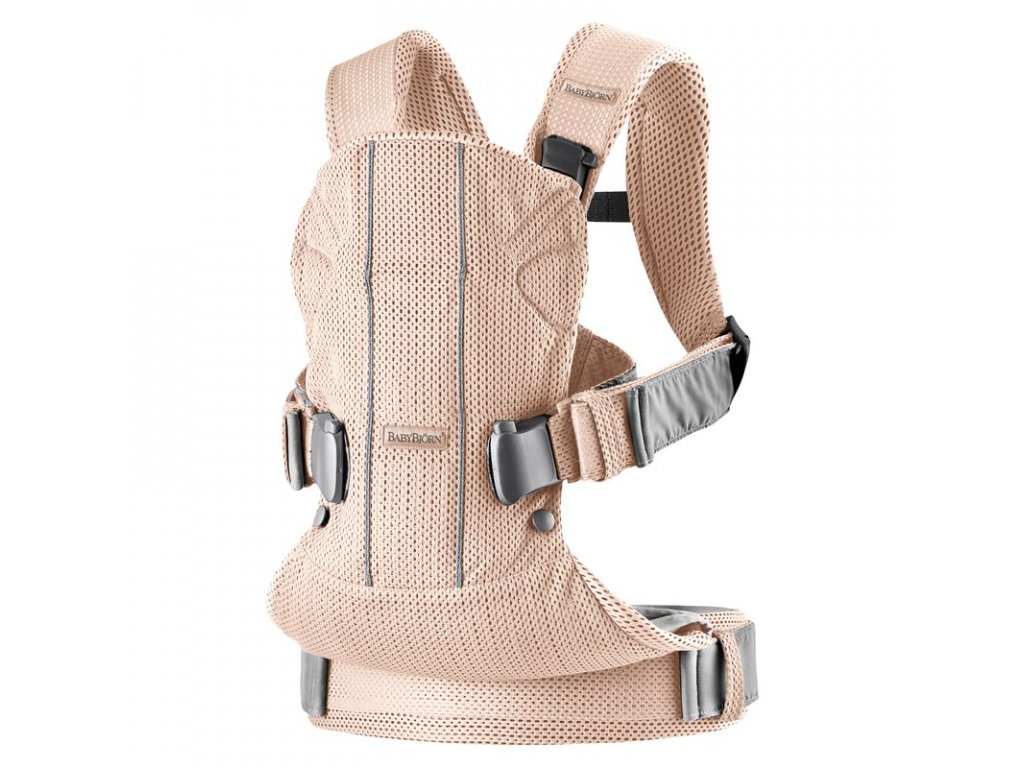 Babybjorn nosítko ONE Pearly Pink 3D Mesh