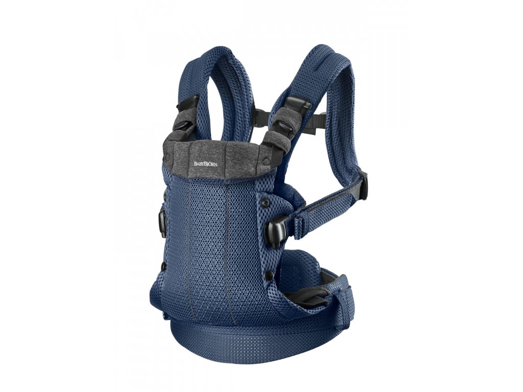 Babybjorn nosítko HARMONY Navy blue 3D mesh/Jersey
