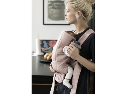 Babybjorn nosítko MINI Dusty Pink cotton