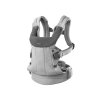 088029 baby carrier harmony woven melange light gray melange babybjorn bib medium