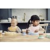 Babybjorn sada 2 talířků s příbory pudrově růžová