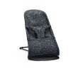 Lehátko Babybjorn Bouncer Bliss Anthracite/Leopard Mesh SOFT Collection