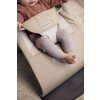 Lehátko Babybjorn Balance Soft cotton Khaki/Beige , tmavě šedá konstrukce