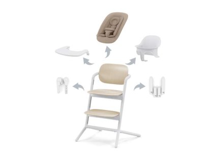 Cybex Lemo 2 - jídelní židlička, sada 4v1