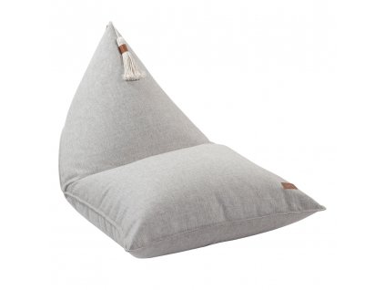 beige beanbag tassel