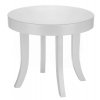 Dětský stolek kulatý (Barva desky Bílá, Barva nohou Přírodní - dub)