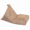 beige velvet beanbag1