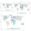 mapa swiata mietowa naklejka. naklejka dla dzieci. dekoracje pokoju (3)