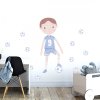 pilkarz niebieski naklejka. naklejka dla dzieci. dekoracje pokoju (2)