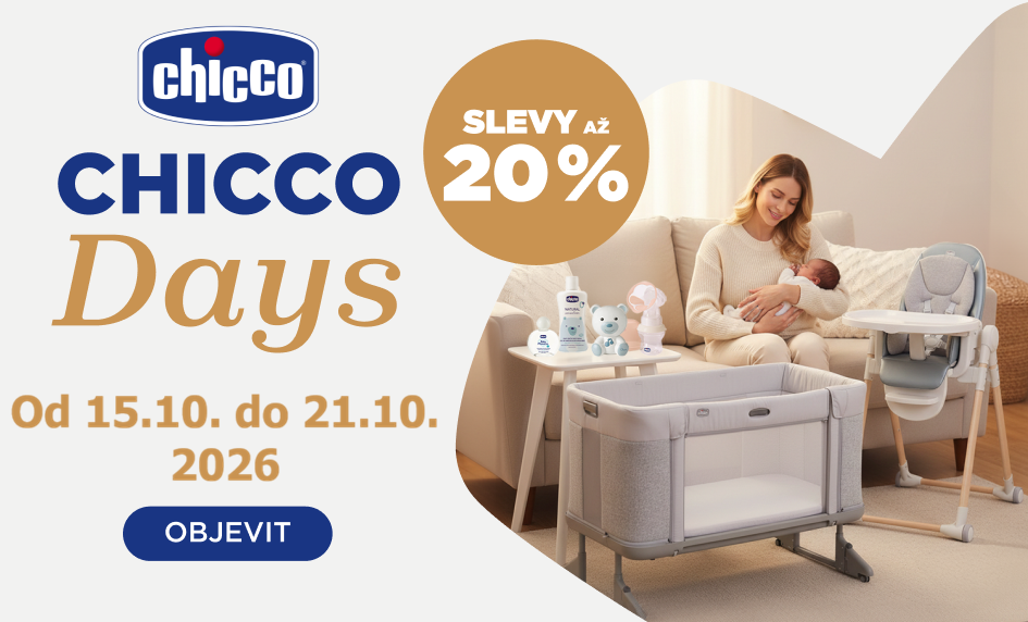 Akce CHICCO sleva až 20% do 21.10.2026