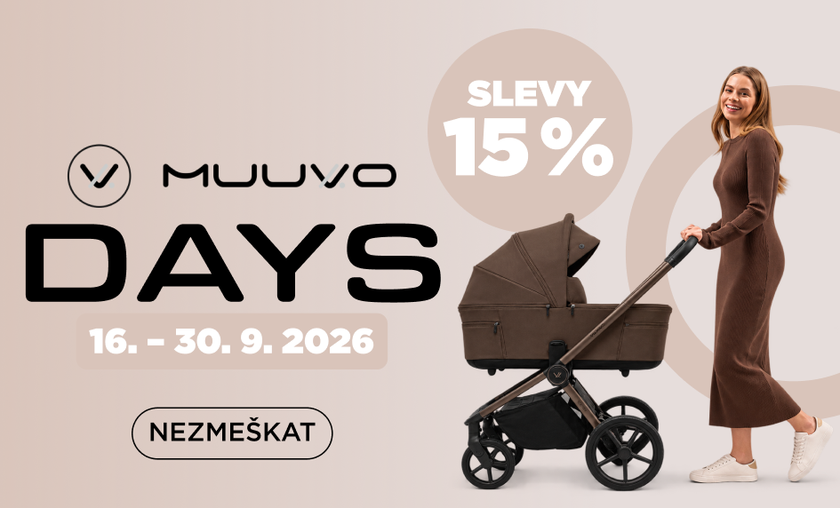 MUUVO Days pro kočárky od 16. - 30.9.2026