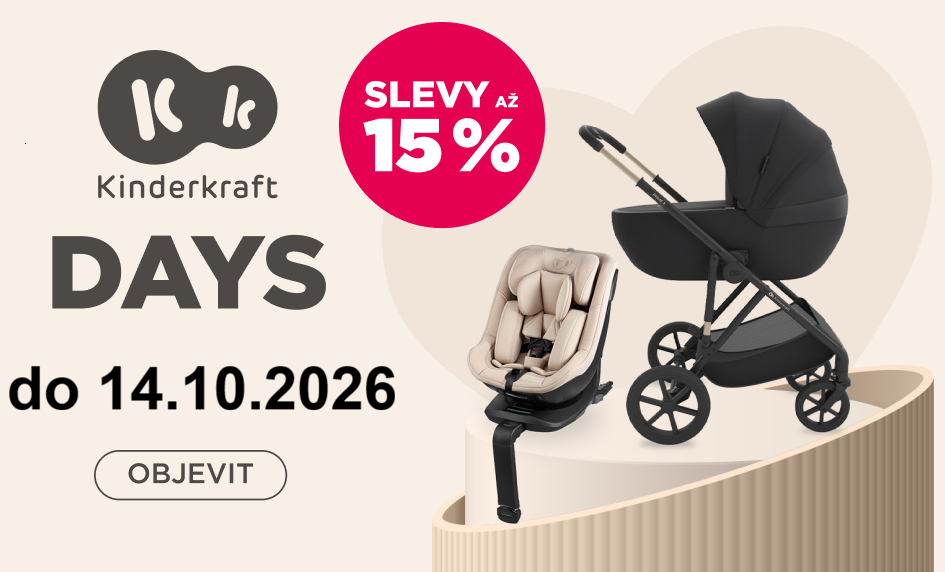 Výhodná nabídka do 14.10.2026 na KINDERKRAFT
