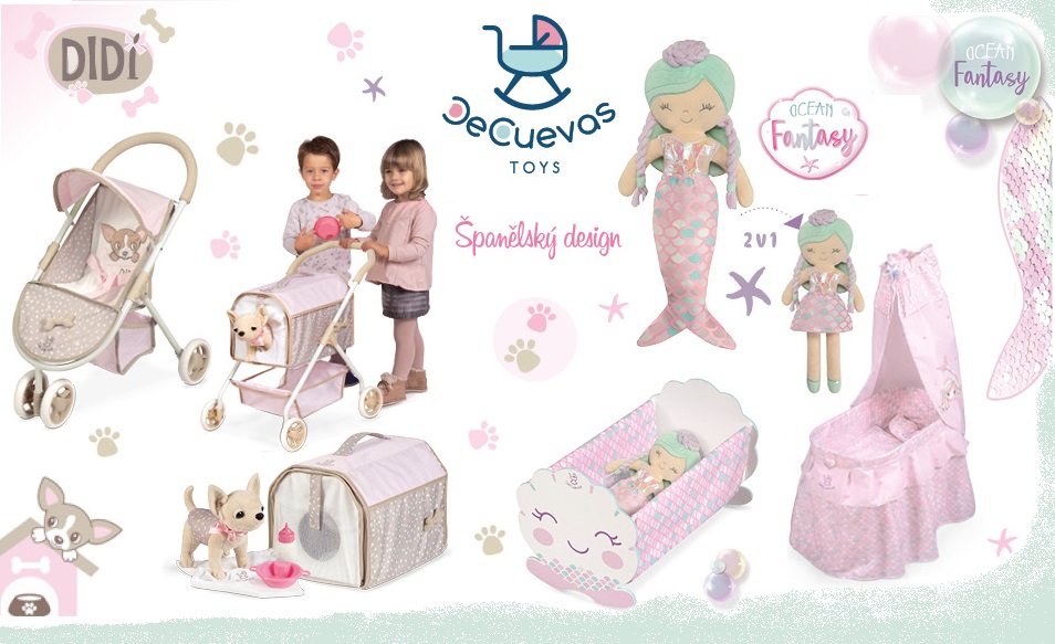 DeCuevas - nádherné designové kočárky, nábytek a doplňky pro panenky