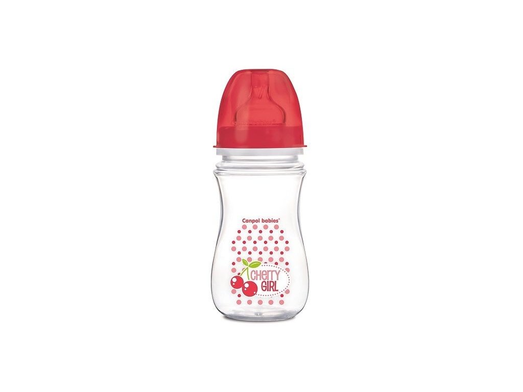 CANPOL BABIES EASYSTART FRUITS Kojenecká lahev 240 ml MIX barvy