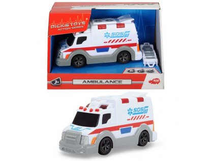 DICKIE - AS AMBULANCE 15cm, světlo, zvuk - od 3let