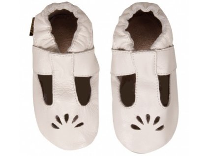 BOUMY Shoes BASIC Summer WHITE kožené capáčky letní bílé (17/S)