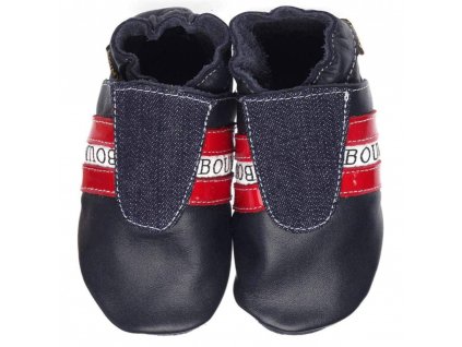 BOUMY APPLIQUE TRACKSHOE BLUE s červeným pruhem (23/XL)