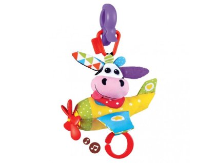 12043 4 yookidoo hudebni letadlo se zviratkem kravicka 0m