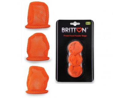 BRITTON náhradní krmící síťky 3 ks oranžové
