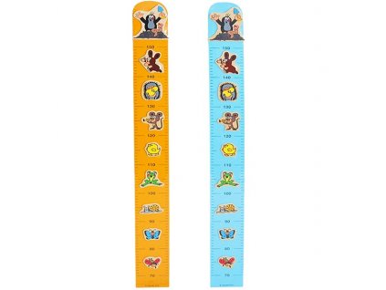 13102 wiky metr krtek na zed drevo 100cm asst 2 barvy