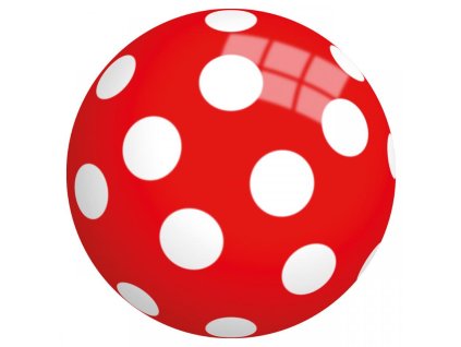 JOHN dětský míč 13 cm s puntíky