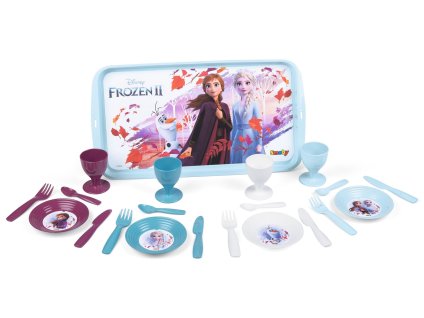 smoby frozen 2 cajovy servis s tacem 21 doplnku