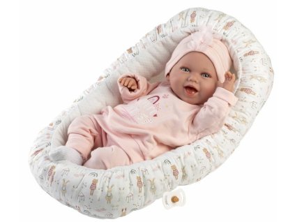 4 74122 Llorens 74122 NEW BORN realistická panenka miminko