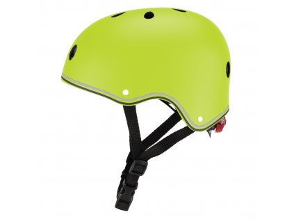 159831 globber detska helma go up lights lime green xxs xs