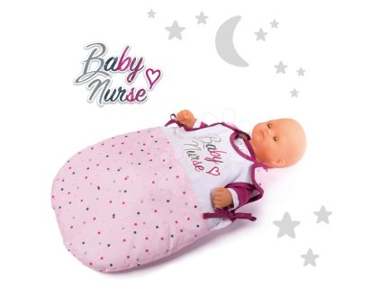 160482 smoby baby nurse violette spaci pytel pro panenky do 42cm 18m