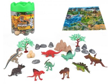 161364 mac toys zviratka dinosauri set 24ks v boxu