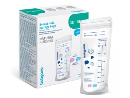 babyono sacky na materske mleko s indikatorem tepla 350 ml 30 ks 1